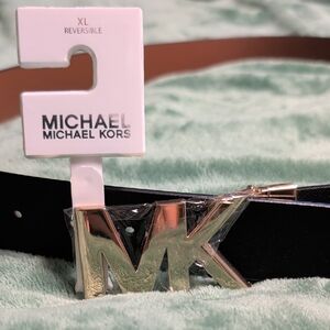 Michael Kors XL Reversible Brown Black Designer Authentic Belt NWT $68.00